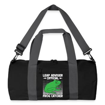 Frog Catcher Leap Adviser Official Frog - Recycled Duffel Bag - black/graphite grey - Front