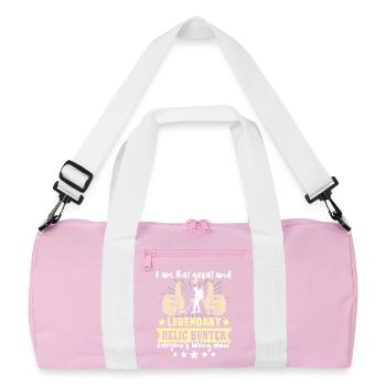Détecteur de métaux Relic Seeker - Sac de sport recyclé - rose/blanc - Devant