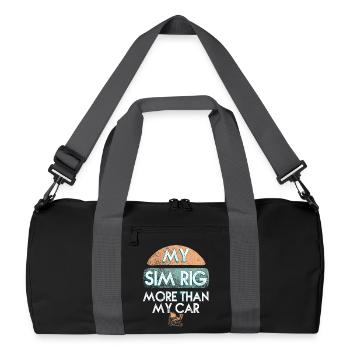 My Sim Rig More Than My Car - Recycled Duffel Bag - black/graphite grey - Front