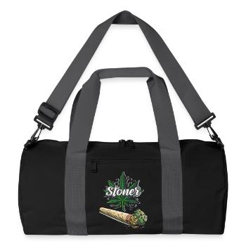 Stoner - Sac de sport recyclé - noir/gris graphite - Devant