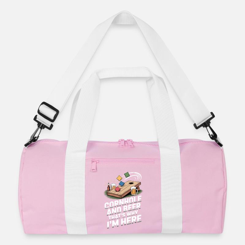 Cornhole und Bier Recycelte Duffel Bag