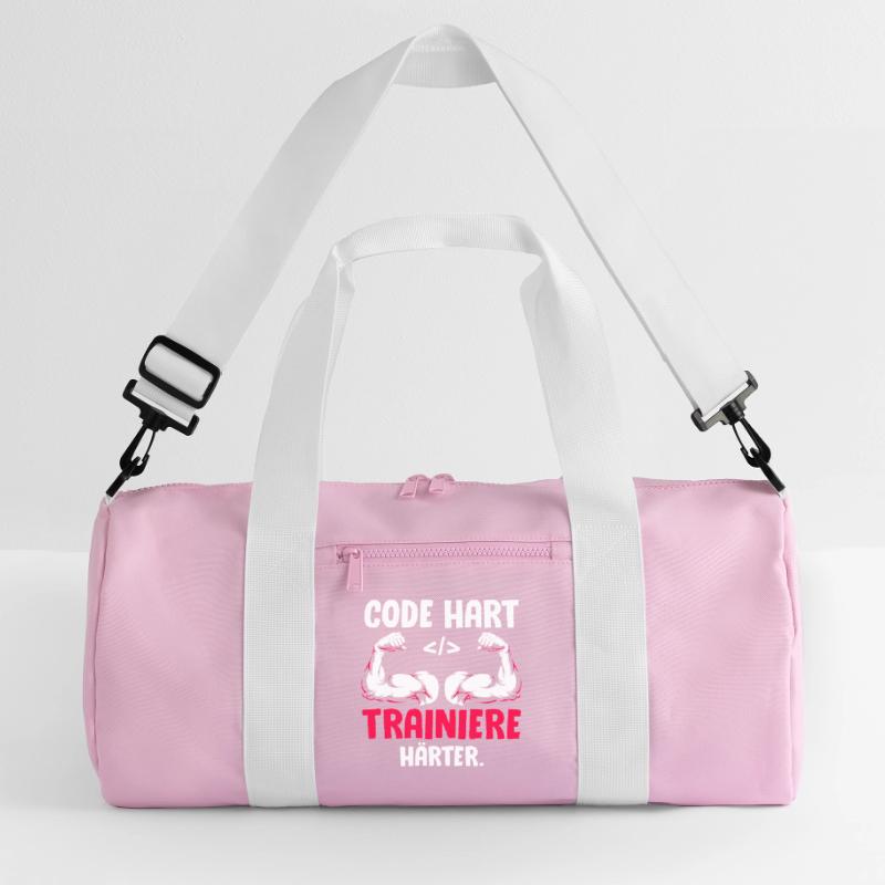 Coder CODE HART TRAINIERE HÄRTER Lustiges Recycelte Duffel Bag