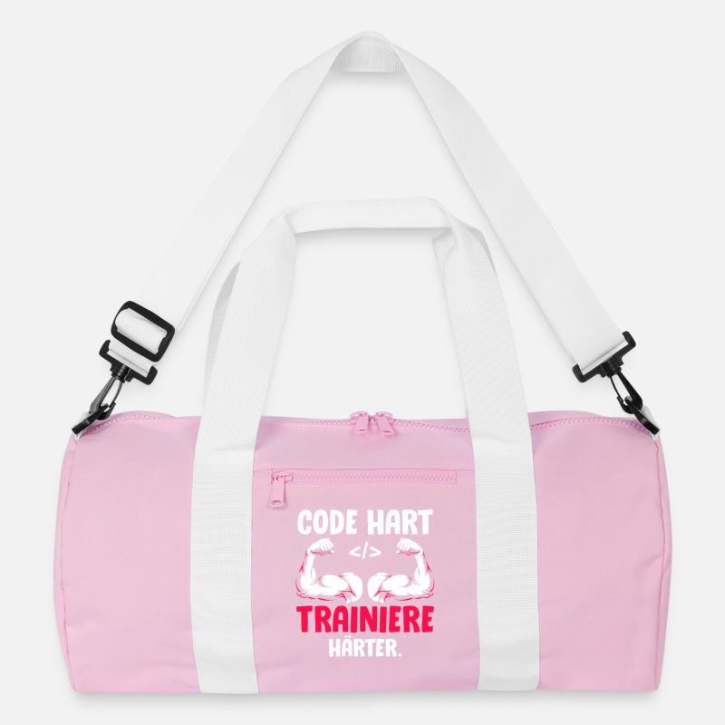 Coder CODE HART TRAINIERE HÄRTER Lustiges Recycelte Duffel Bag