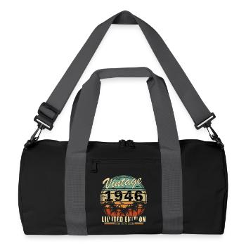 Limited edition 1946 - Recycled Duffel Bag - black/graphite grey - Front