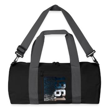 LIMITED EDITION 1961 65 YEARS 65TH BIRTHDAY - Recycled Duffel Bag - black/graphite grey - Front