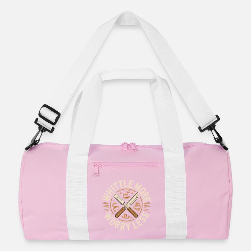 Schnitz mehr, sorge dich weniger Recycelte Duffel Bag