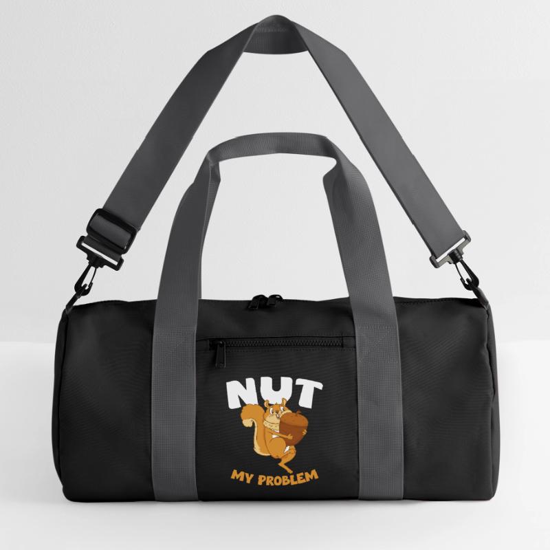 NUT MY PROBLEM Eichhörnchen Recycelte Duffel Bag