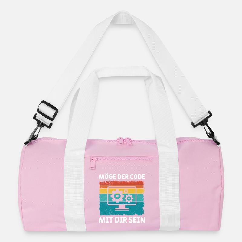 Nerd Computer MÖGE DER CODE MIT DIR SEIN LUSTIG Recycelte Duffel Bag
