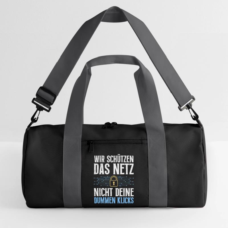 Computer Science WE PROTECT THE WEB, NOT YOURS Recycled Duffel Bag
