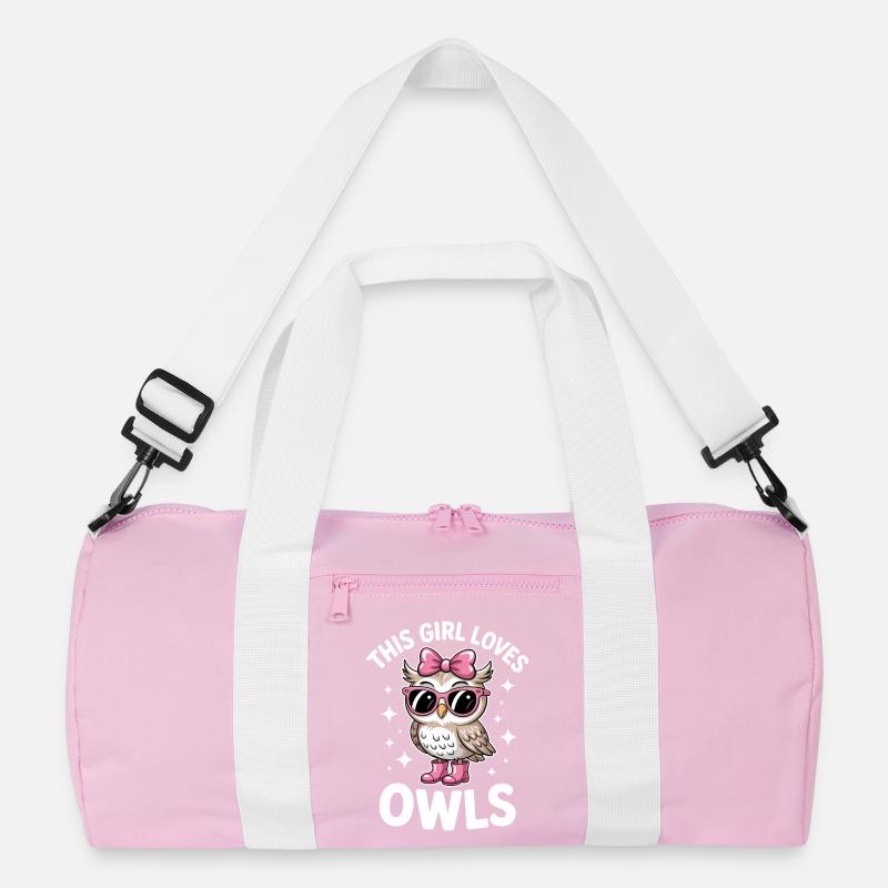 Eule Sprüche Eulen Lustiges Eulen Geschenk Recycelte Duffel Bag