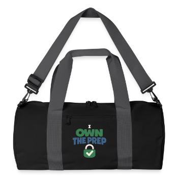 Planificateur d’urgence pour la Provision Familiale - Sac de sport recyclé - noir/gris graphite - Devant
