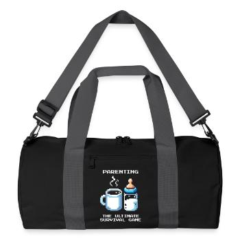 Parenting: Ultimate Survival | Parents - Recycled Duffel Bag - black/graphite grey - Front
