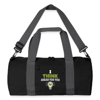 Planificateur d’urgence pour la Provision Familiale - Sac de sport recyclé - noir/gris graphite - Devant
