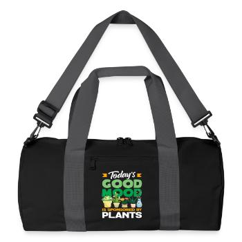 Plant Lover Succulent - Recycled Duffel Bag - black/graphite grey - Front