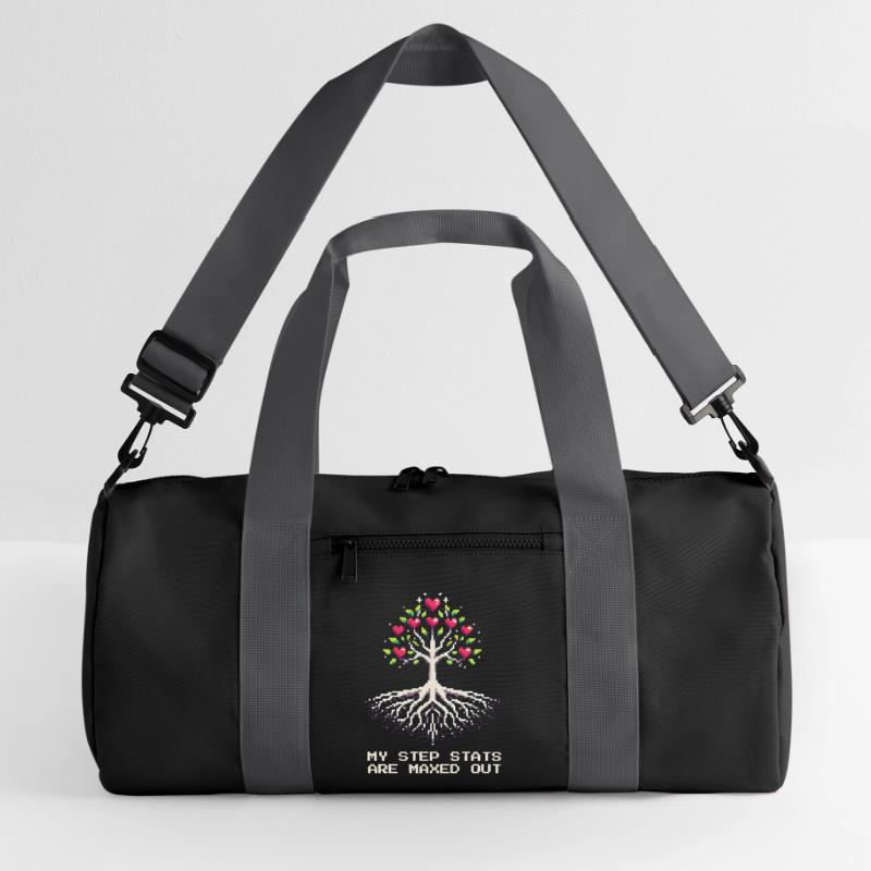 Stats de pas au maximum | Famille Patchwork Sac de sport recyclé
