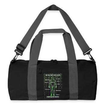 System error taxpayer - matrix dismantling plan - Recycled Duffel Bag - black/graphite grey - Front