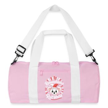 Carnival Mouse Rut Wiess Cologne Cologne Cologne Carnival Mouse - Recycled Duffel Bag - pink/white - Front