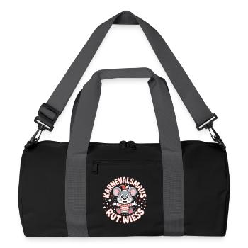 Carnival Mouse Rut Wiess Cologne Cologne Cologne Carnival Mouse - Recycled Duffel Bag - black/graphite grey - Front