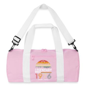 Legends est né en février 1976 - Sac de sport recyclé - rose/blanc - Devant