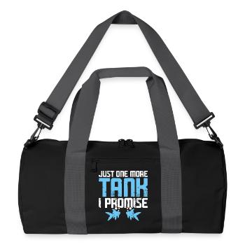Just One More Fish Tank - Aquarium - Recycled Duffel Bag - black/graphite grey - Front