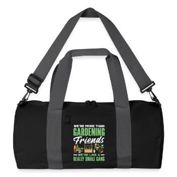 Gardening Friends Little Gang Funny Gardener - Recycled Duffel Bag - black/graphite grey - Front