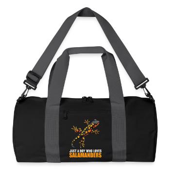 Fire Salamander Salamander - Recycled Duffel Bag - black/graphite grey - Front
