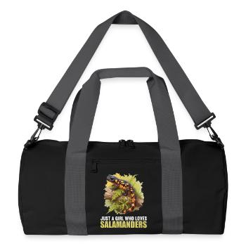 Fire Salamander Salamander - Recycled Duffel Bag - black/graphite grey - Front