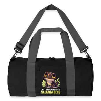 Fire Salamander Salamander - Recycled Duffel Bag - black/graphite grey - Front