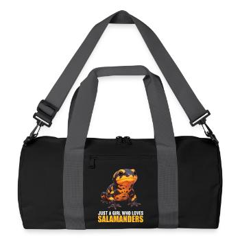 Fire Salamander Salamander - Recycled Duffel Bag - black/graphite grey - Front