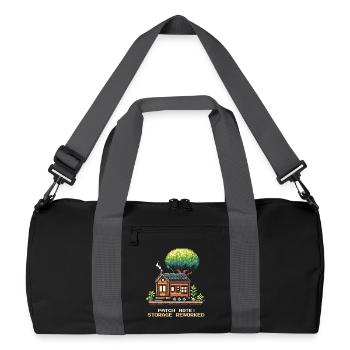 Storage space revised | Tiny House Order - Recycled Duffel Bag - black/graphite grey - Front