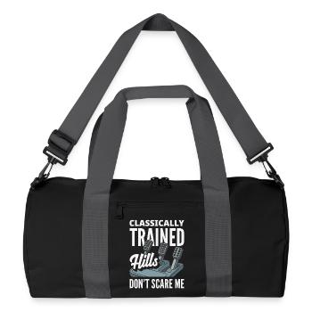 Voiture manuelle, entraînée classiquement - Sac de sport recyclé - noir/gris graphite - Devant