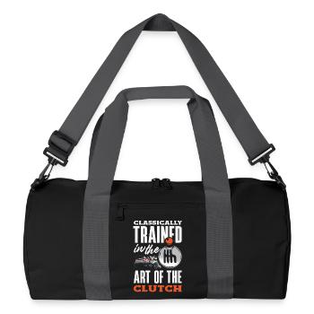 Voiture manuelle, entraînée classiquement - Sac de sport recyclé - noir/gris graphite - Devant