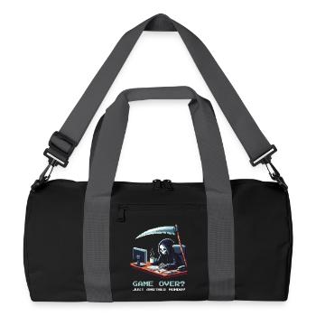 Fin du jeu : Vie quotidienne | Humour de métier de croque-mort - Sac de sport recyclé - noir/gris graphite - Devant