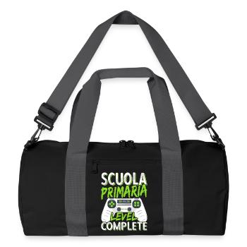 Diplôme d’École Primaire École Élémentaire 2026 - Sac de sport recyclé - noir/gris graphite - Devant