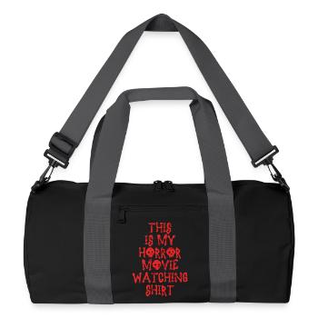Scary Horror Movie Fans Halloween Horror Movie - Recycled Duffel Bag - black/graphite grey - Front