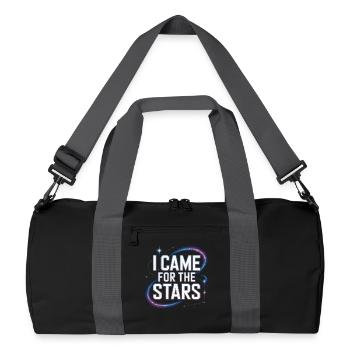 Astronom Galaxy Outerspace Universe Astronomie - Recycelte Duffel Bag - Schwarz/Graphitgrau - Vorne