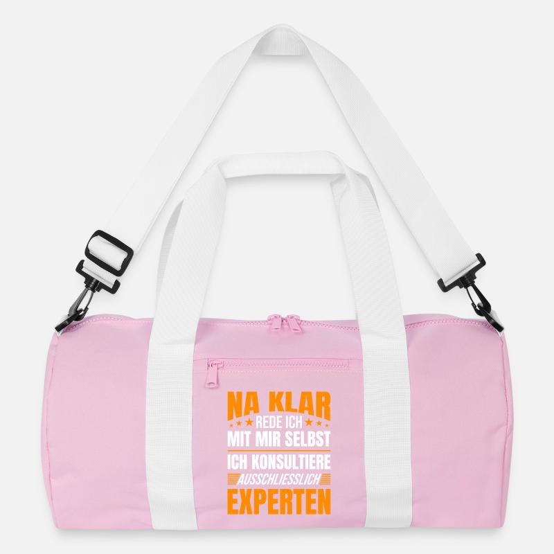 Selbstbespräche Spruch Experten Meinung Recycelte Duffel Bag