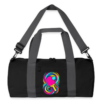 Ping-pong - Sac de sport recyclé - noir/gris graphite - Devant