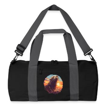 Sea Lions Sea Lion - Recycled Duffel Bag - black/graphite grey - Front