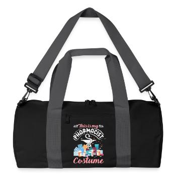 This Is My Apothecary Costume Pharmacy Tech - Recycled Duffel Bag - black/graphite grey - Front