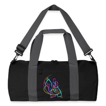 Judo Martial Arts - Recycled Duffel Bag - black/graphite grey - Front
