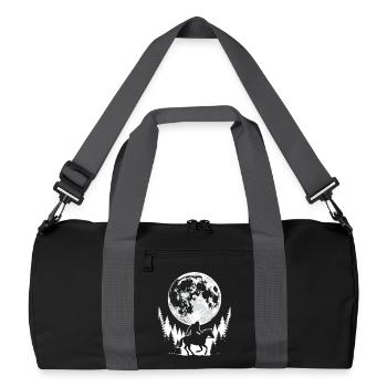 Bigfoot Équitation - Sac de sport recyclé - noir/gris graphite - Devant