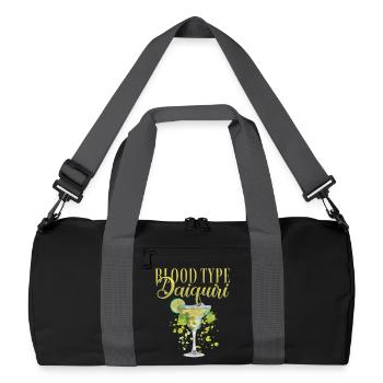 Hen Party Blood Type Daiquiri - Recycled Duffel Bag - black/graphite grey - Front