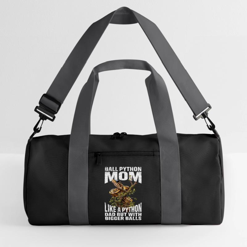 King Python Mom Mom Snakes Terrarium Python Recycled Duffel Bag