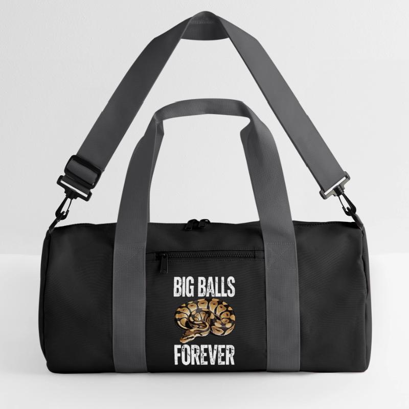 King Python Snakes Lover Terrarium Python Recycled Duffel Bag