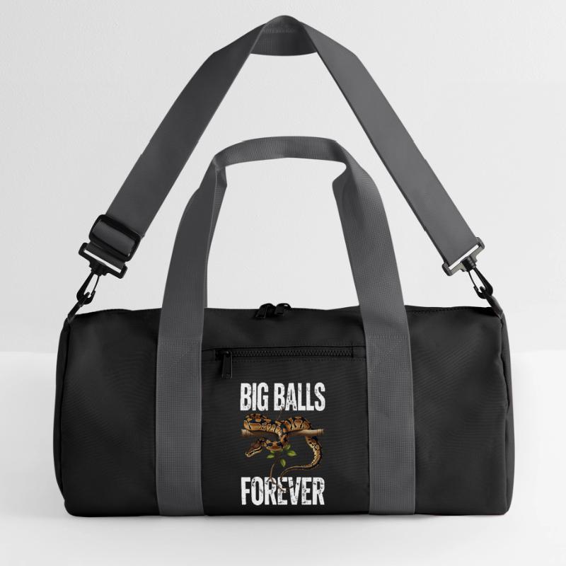 King Python Snakes Lover Terrarium Python Recycled Duffel Bag