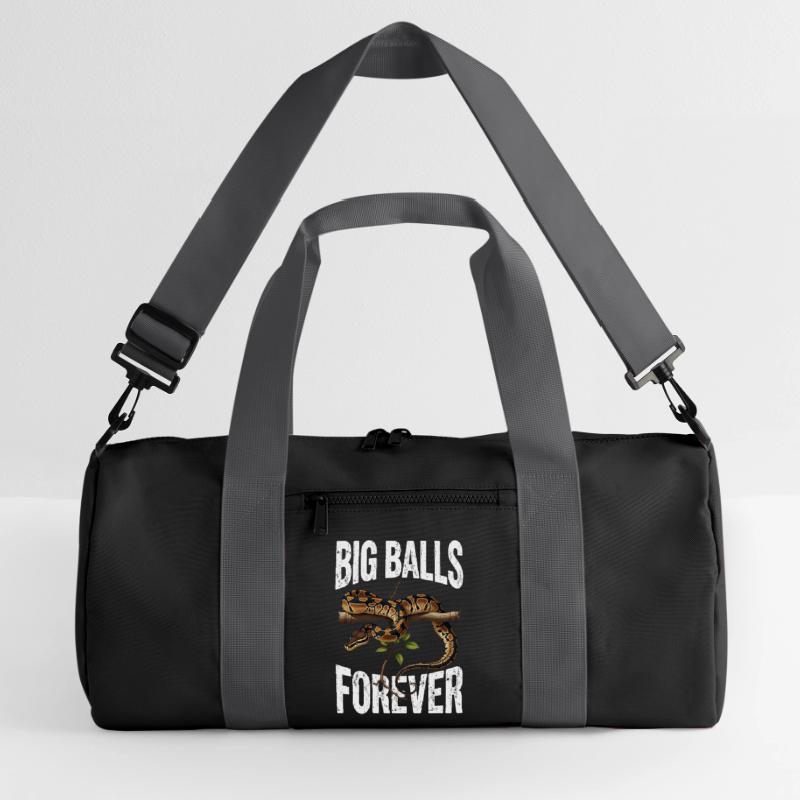 King Python Snakes Lover Terrarium Python Recycled Duffel Bag
