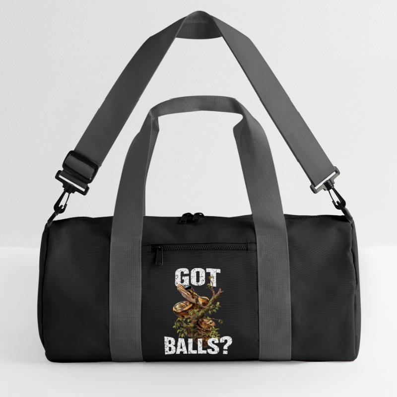 King Python Snakes Lover Terrarium Python Recycled Duffel Bag