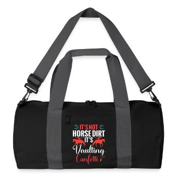  Horse Vaulter Stuff Vaulting Equipment Artistic - Recycled Duffel Bag - black/graphite grey - Front