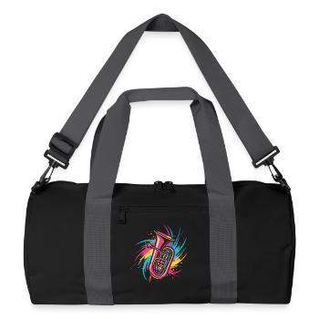 Tuba - Recycled Duffel Bag - black/graphite grey - Front